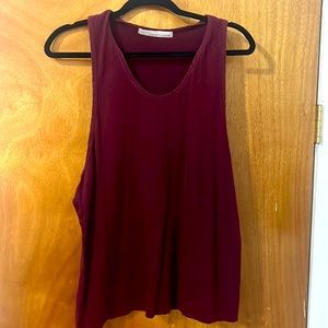 Stillwater maroon tank top